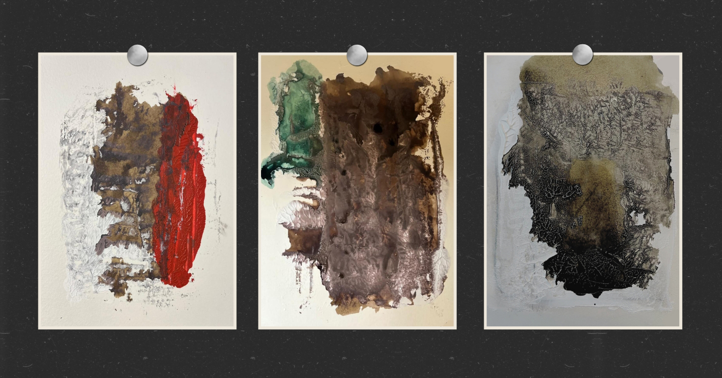 black vintage inspirational moodboard polaroid photo collage quo